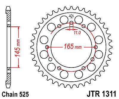 ΓΡΑΝΑΖΙ ΠΙΣΩ JT JTR1311 52 ΔΟΝΤΙΑ