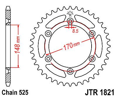 ΓΡΑΝΑΖΙ ΠΙΣΩ JT JTR1821 47 ΔΟΝΤΙΑ