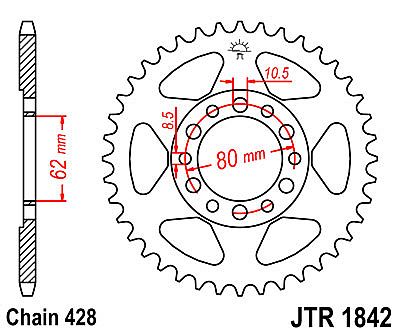 ΓΡΑΝΑΖΙ ΠΙΣΩ JT JTR1842 50-52 ΔΟΝΤΙΑ