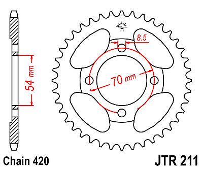 ΓΡΑΝΑΖΙ ΠΙΣΩ JT JTR211 42 ΔΟΝΤΙΑ