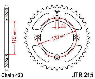 ΓΡΑΝΑΖΙ ΠΙΣΩ JT JTR215 55 ΔΟΝΤΙΑ
