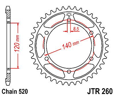 ΓΡΑΝΑΖΙ JT ΠΙΣΩ JTR260 40 ΔΟΝΤΙΑ