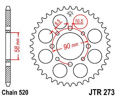 ΓΡΑΝΑΖΙ JT ΠΙΣΩ JTR273 39 ΔΟΝΤΙΑ