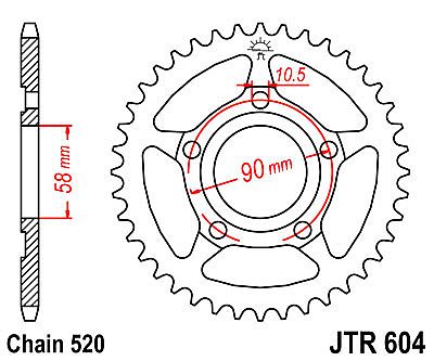 ΓΡΑΝΑΖΙ JT ΠΙΣΩ JTR604 38-40 ΔΟΝΤΙΑ