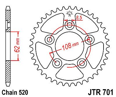 ΓΡΑΝΑΖΙ JT ΠΙΣΩ JTR701 39 ΔΟΝΤΙΑ