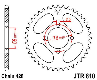 ΓΡΑΝΑΖΙ JT ΠΙΣΩ JTR810 42 ΔΟΝΤΙΑ