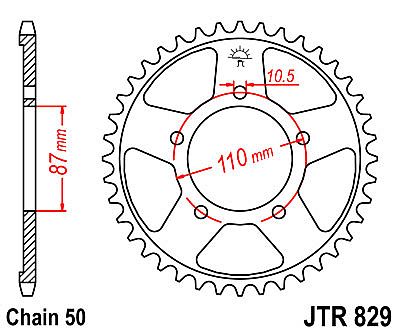 ΓΡΑΝΑΖΙ JT ΠΙΣΩ JTR829 46-47 ΔΟΝΤΙΑ