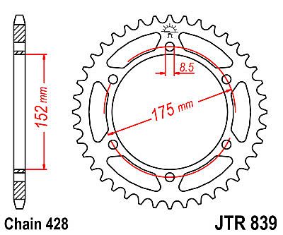 ΓΡΑΝΑΖΙ JT ΠΙΣΩ JTR839 53 ΔΟΝΤΙΑ