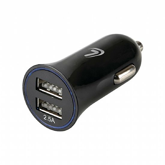 LAMPA 2 USB PORTS CHARGER - 2500 MA - 12/24V