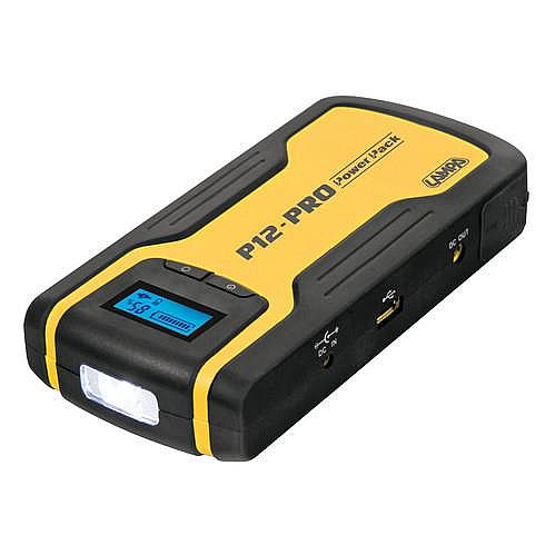 ΕΚΚΙΝΗΤΗΣ ΜΠΑΤΑΡΙΩΝ JUMP STARTER POWER PACK P12-PRO 12V/230V 12AH 400A 