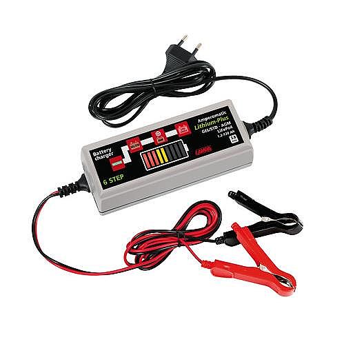 LAMPA AMPEROMATIC LITHIUM-PLUS, INTELLIGENT BATTERY CHARGER, 12V - 3,8A