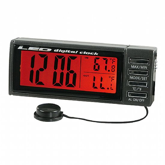 LAMPA 86234 SEYIO K-7, MULTI-FUNCTION CLOCK - 12/24V