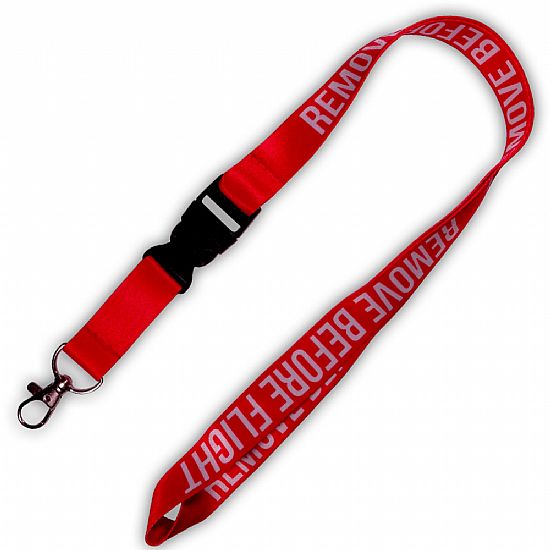 LANYARD REMOVE BEFORE FLIGHT RED