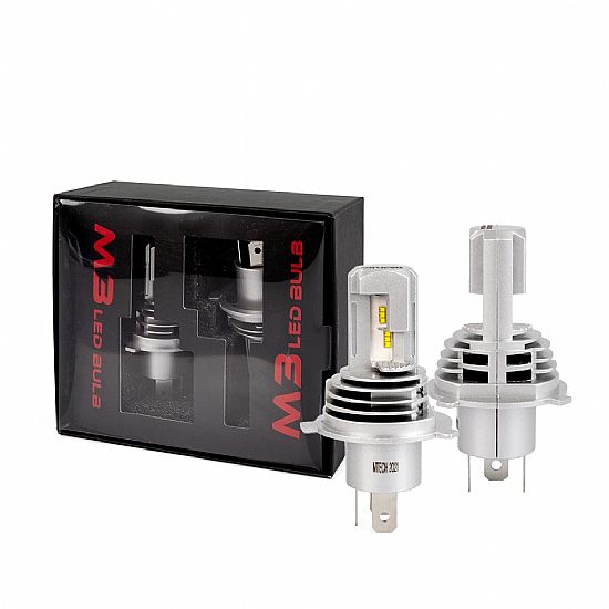 ΣΕΤ ΛΑΜΠΕΣ LED MTECH H4 12>24V 6.500K 5.000LM 50W ΜΕ ΑΝΕΜΙΣΤΗΡΑΚΙ 2 ΤΕΜ.