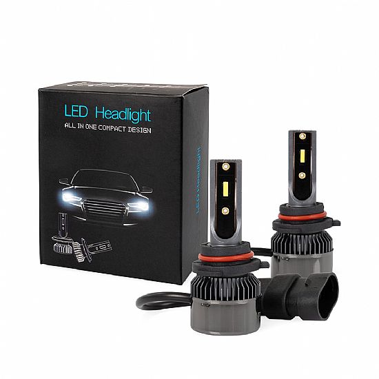 ΣΕΤ ΛΑΜΠΕΣ LED MTECH HB4 9006 12/24V 6.500K 6.400LM 50W 2 ΤΕΜ.