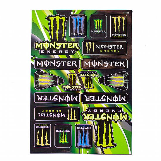 ΑΥΤΟΚΟΛΛΗΤΑ MONSTER ENERGY ΚΑΡΤΕΛΑ