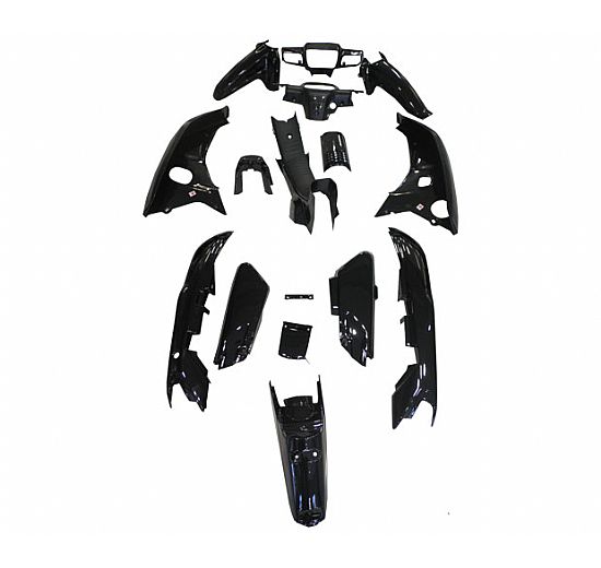 FAIRING SET STRONG BLACK HONDA GRAND C100