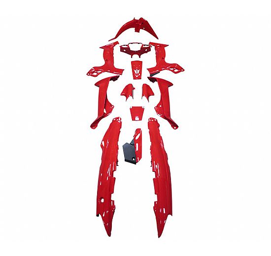 FAIRING SET RED YAMAHA CRYPTON R-105