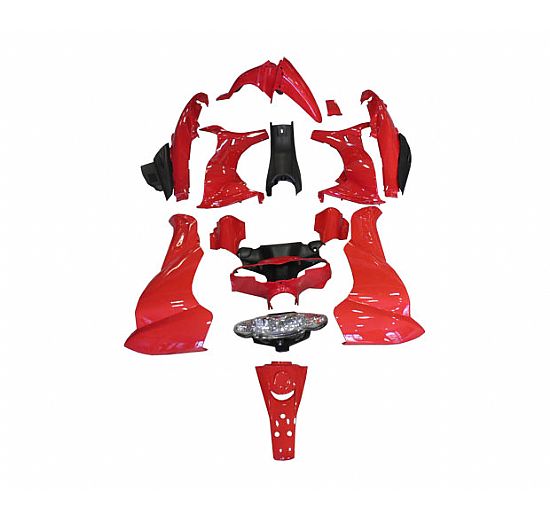 FAIRING SET RED YAMAHA CRYPTON R-115