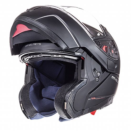 MT HELMETS ATOM BLACK MAT