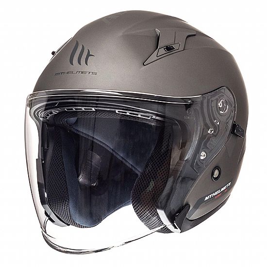 JET ΜΤ HELMETS AVENUE SV CROSSROAD TITANIUM MAT