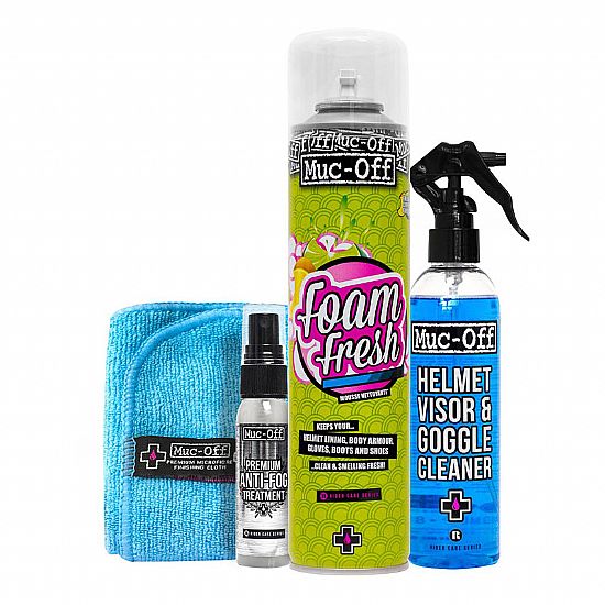 MUC OFF HELMET CARE KIT ΚΑΘΑΡΙΣΤΙΚΟ ΚΙΤ ΚΡΑΝΟΥΣ