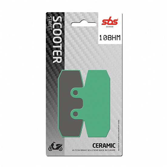 SBS 108HM FRONT BRAKE PADS SYM VF185