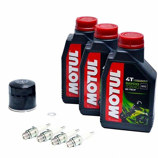 ΠΑΚΕΤΟ ΣΕΡΒΙΣ ΜΕ ΛΑΔΙΑ MOTUL 5000 HONDA TRANSALP