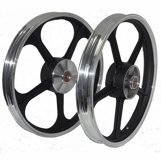 SET WHEELS X1-R BLACK MATT FOR HONDA GRAND