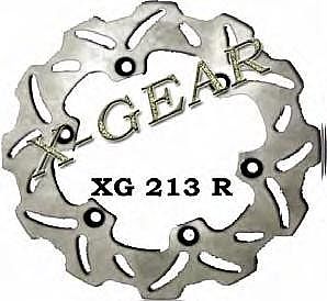 ΔΙΣΚΟΠΛΑΚΑ ΠΙΣΩ X-GEAR KAWASAKI GPZ 900 R 90-03 / GPX 600 R WARBIRD 86-96