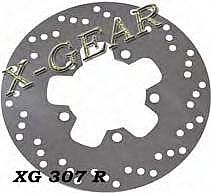 ΔΙΣΚΟΠΛΑΚΑ ΠΙΣΩ X-GEAR SUZUKI RV 400 R 93-97 / GSX 600 F 90-03