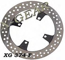 ΔΙΣΚΟΠΛΑΚΑ ΕΜΠΡΟΣ X-GEAR KAWASAKI 125 KX 125 M1 03-05