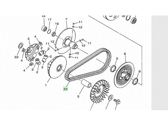 OEM V-BELT  YAMAHA X-MAX 300