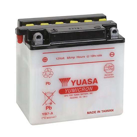 ΜΠΑΤΑΡΙΑ ΜΟΤΟΣΥΚΛΕΤΑΣ YUASA YB7-A