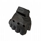 HALF FINGER MOTORCYCLE / SCOOTER /CYCLING LEATHER  GLOVES  BLACK NORDCAP CITY II