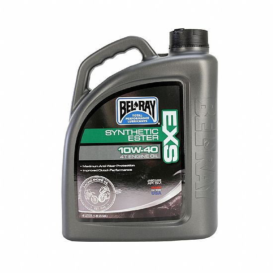 BEL RAY EXS 99161 SYNTHETIC ESTER 10W-40 MA2 4L ENGINE OIL