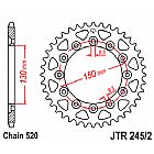 REAR SPROCKET JT JTR245/2 43-44-45-46 TEETH